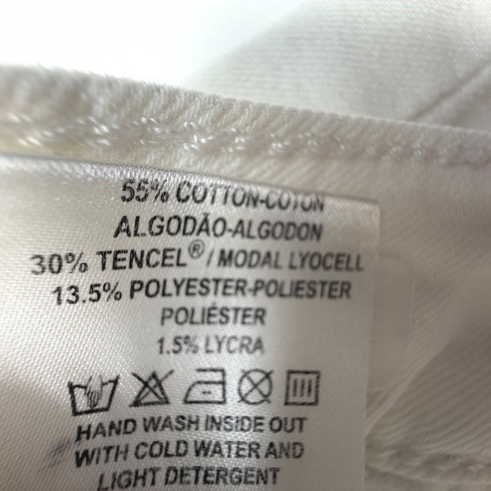 DL1961 Lara Cropped Flare Jeans – White Porcelain – Size 25 - Picture 10 of 12